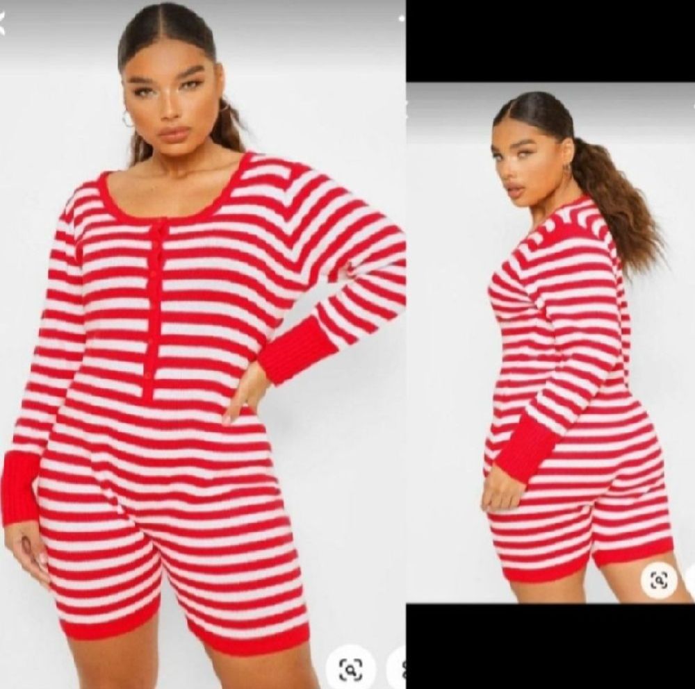 Subliiiiime ❤️ ❤️ ❤️ ❤️ ❤️ combishort à rayures en laine de BOOHOO taille 38 neuve avec étiquette 🏷 