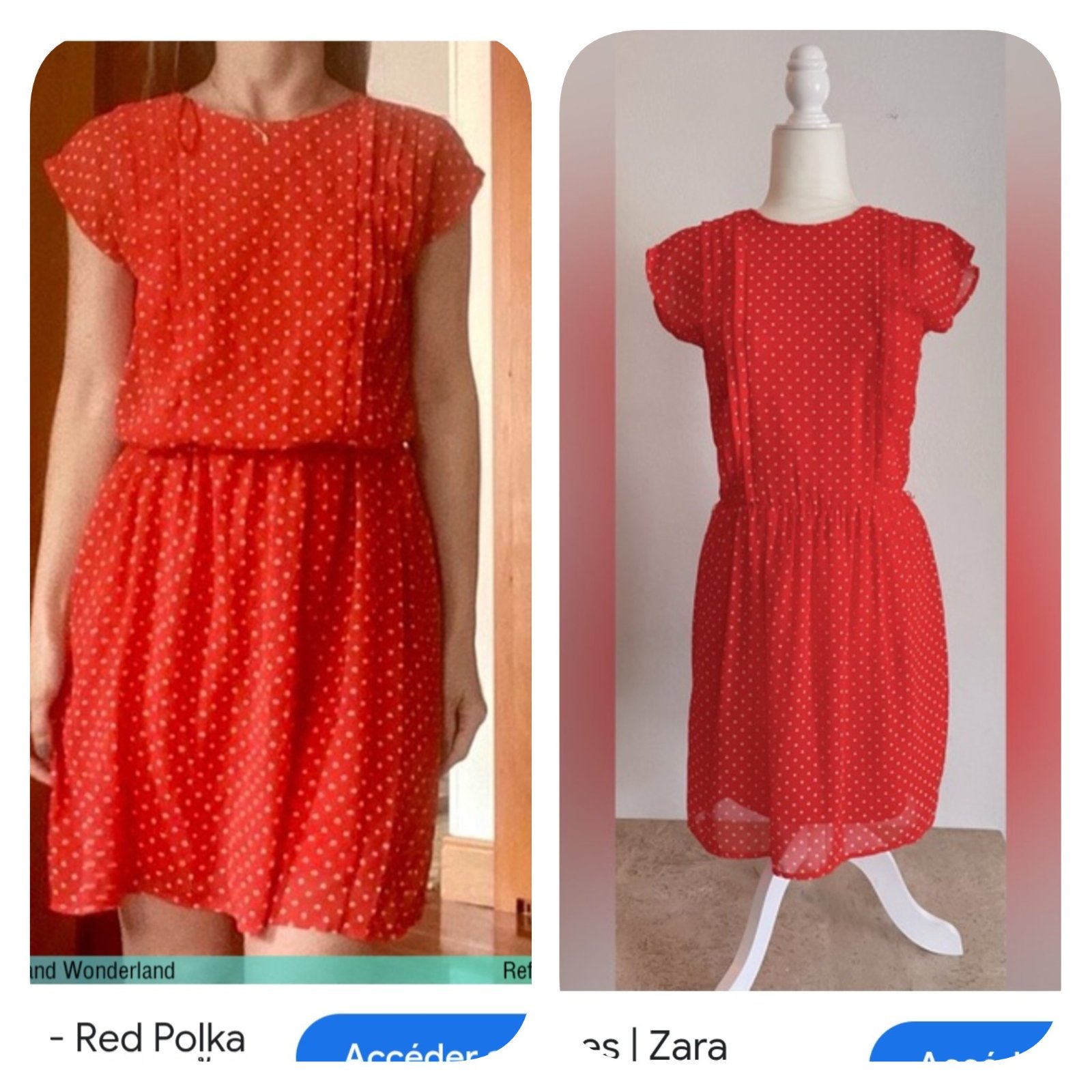 Subliiiiime❤️❤️❤️❤️❤️ robe à petits pois de ZARA taille 36