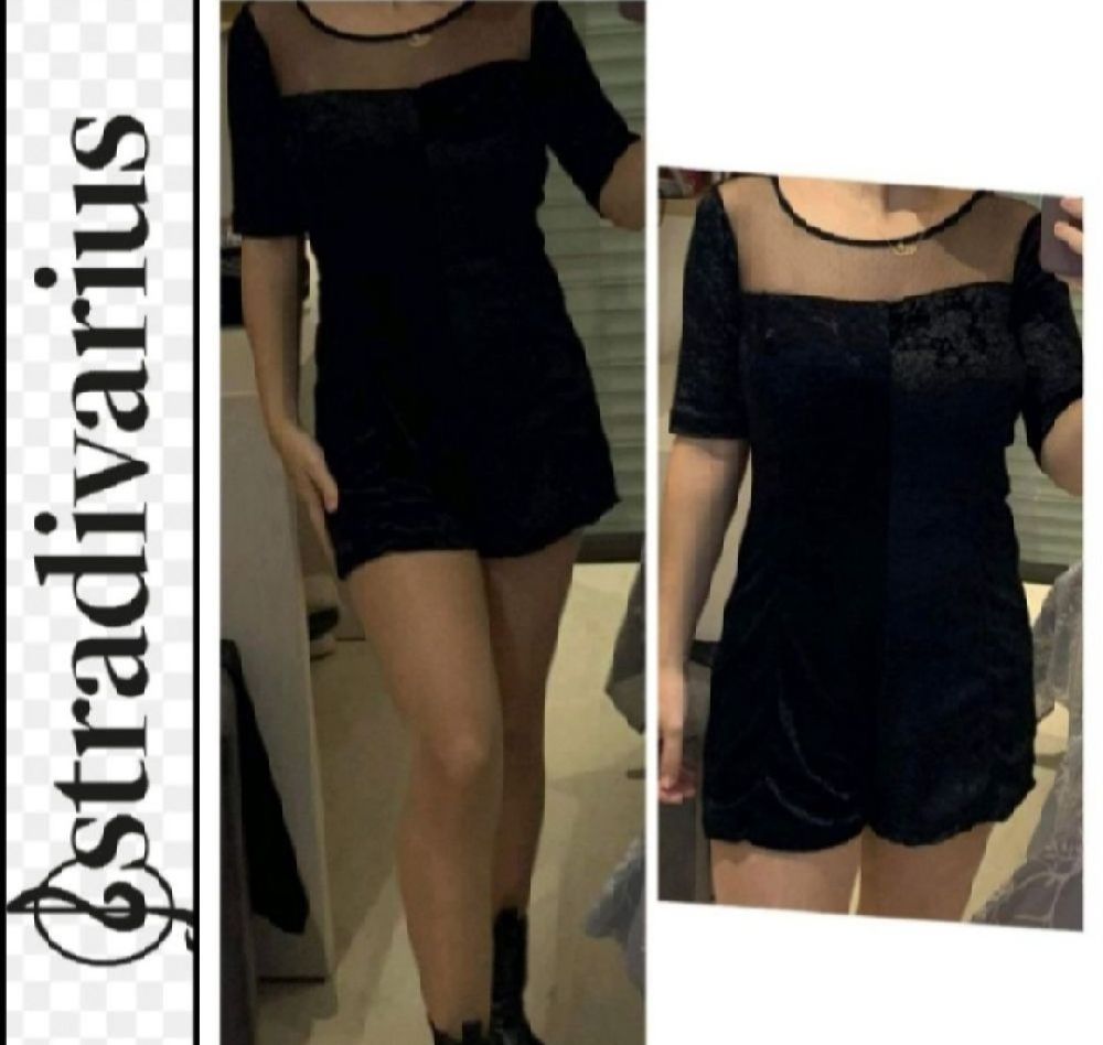 Subliiiiime ❤️ ❤️ ❤️ ❤️ combishort en velour de STRADIVARIUS taille 36 fashion 