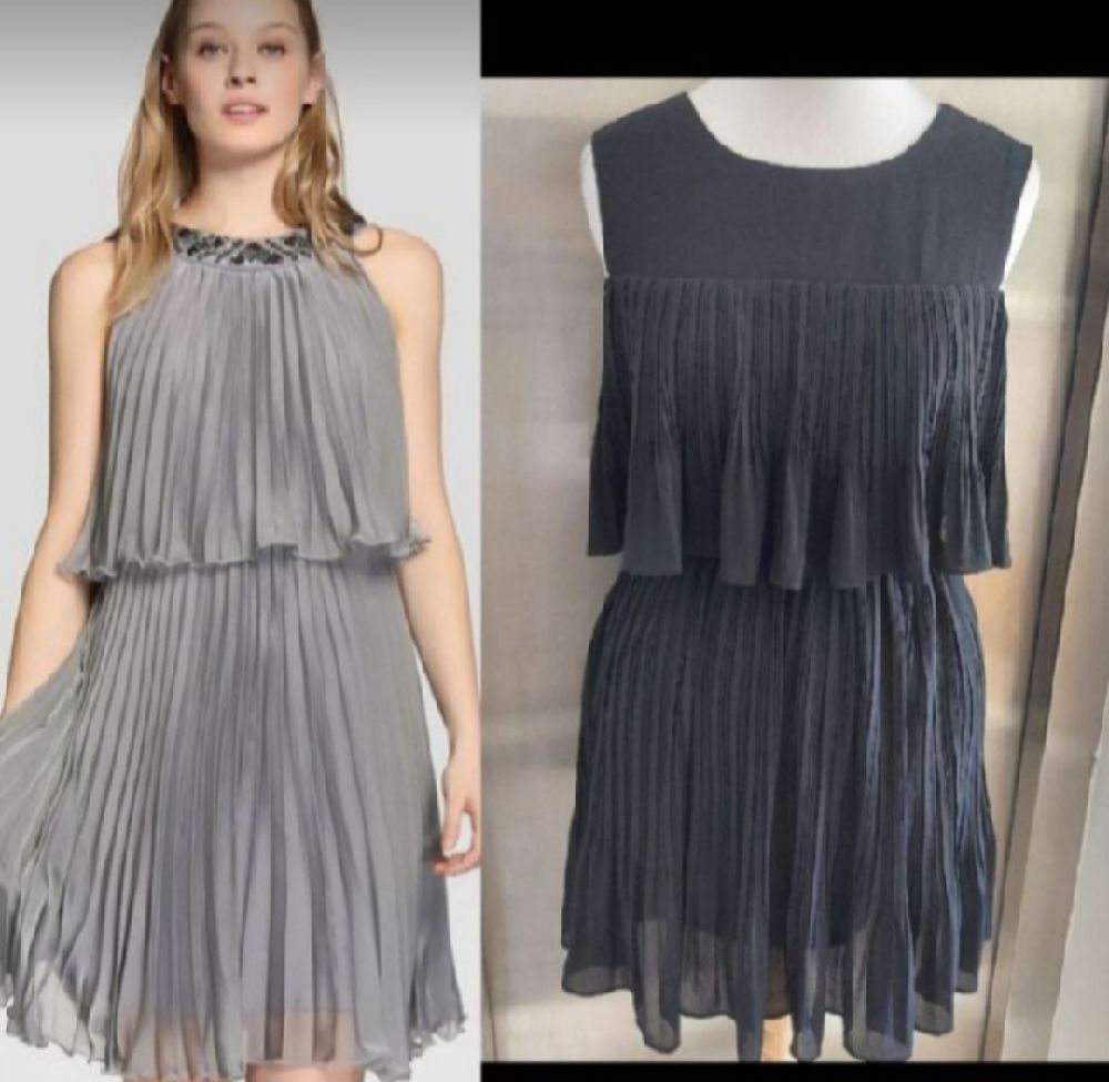 Subliiiiime ❤️ ❤️ robe plissée à étage fashion au portée taille 38