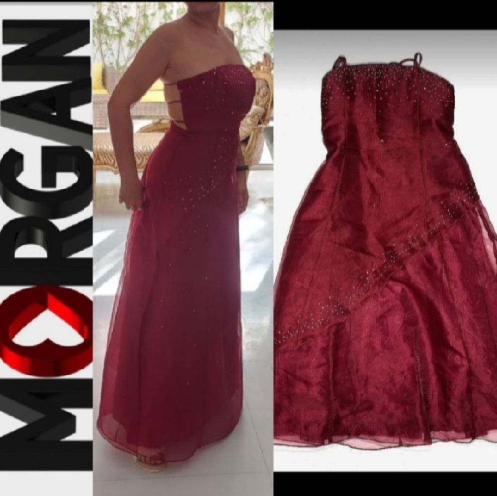 Subliiiiime ❤️ ❤️ ❤️ robe bustier en ORGANZA avec strasses taille 38