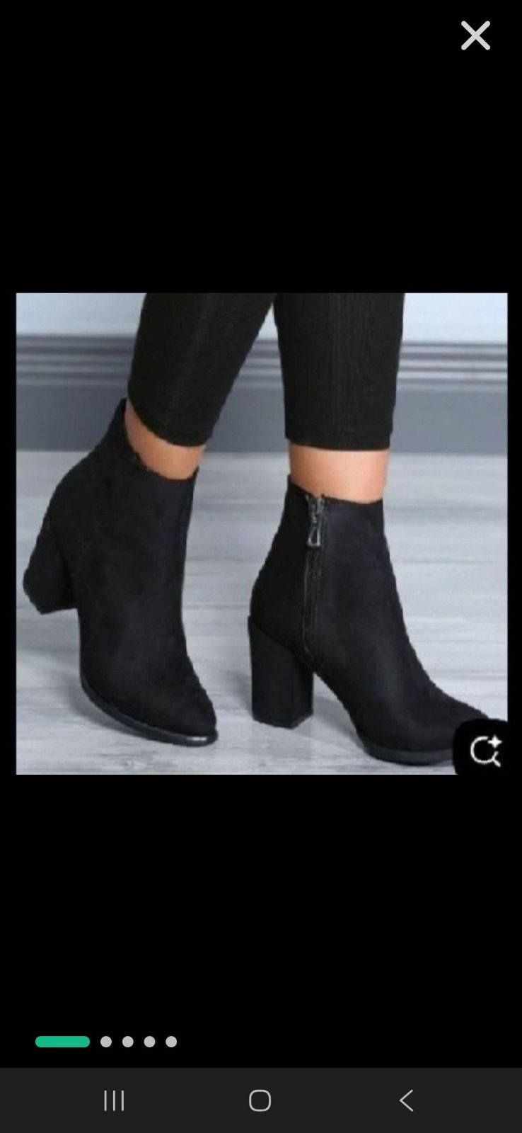 Subliiiiime ❤️❤️❤️❤️❤️❤️bottine en daim avec détails métallique sur le côté chic pointure 40 très souple et confortable 