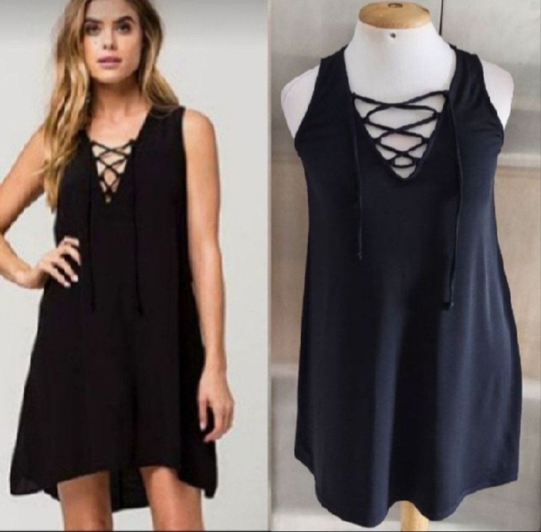 Subliiiiime❤️❤️❤️❤️ robe noire à lacets taille 34/36