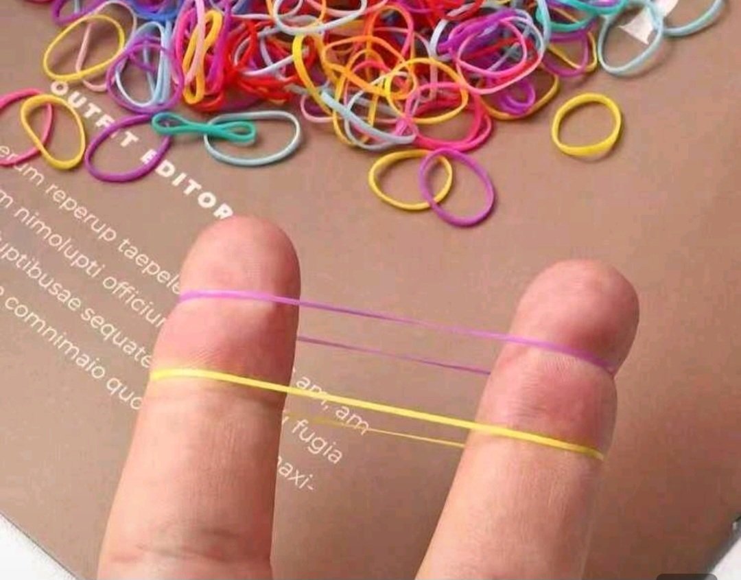 Subliiiiime❤️❤️❤️❤️❤️❤️ 60 pièces petits élastiques multicolores pour cheveux et 2 noirs cadeau neuuuf 