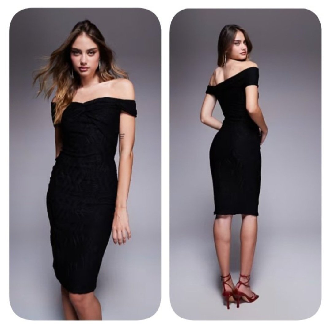 Sublime ❤️❤️❤️❤️❤️robe off shoulder de la marque ATMOSPHÈRE taille 38 comme neuve jamais portée 