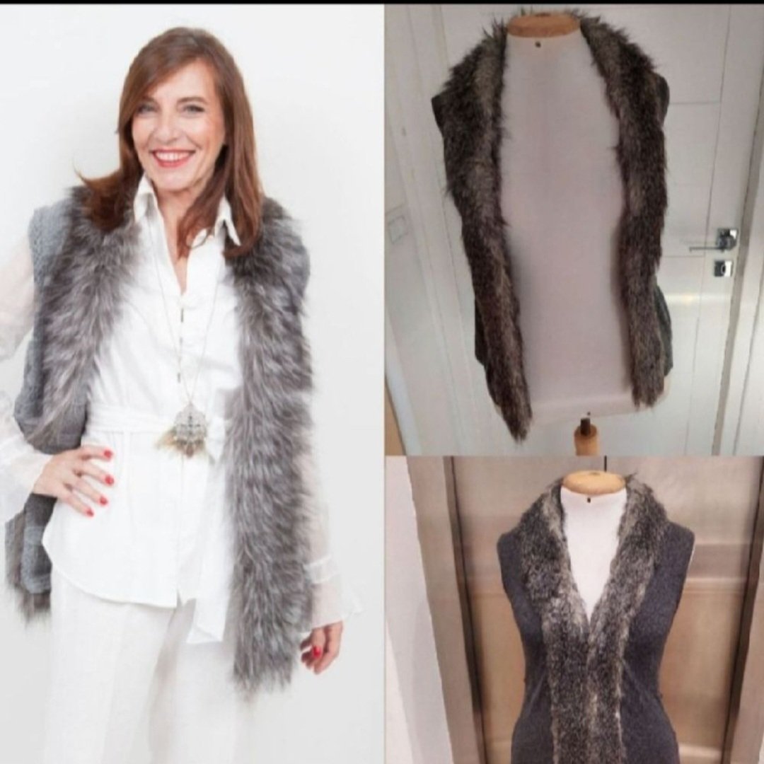 Subliiiiime ❤️❤️❤️gilet sans manche en fausse fourrure taille 36/38
