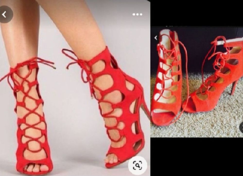 Subliiiiime ❤️ ❤️ ❤️ ❤️ sandale à lacets tendance pointure 39