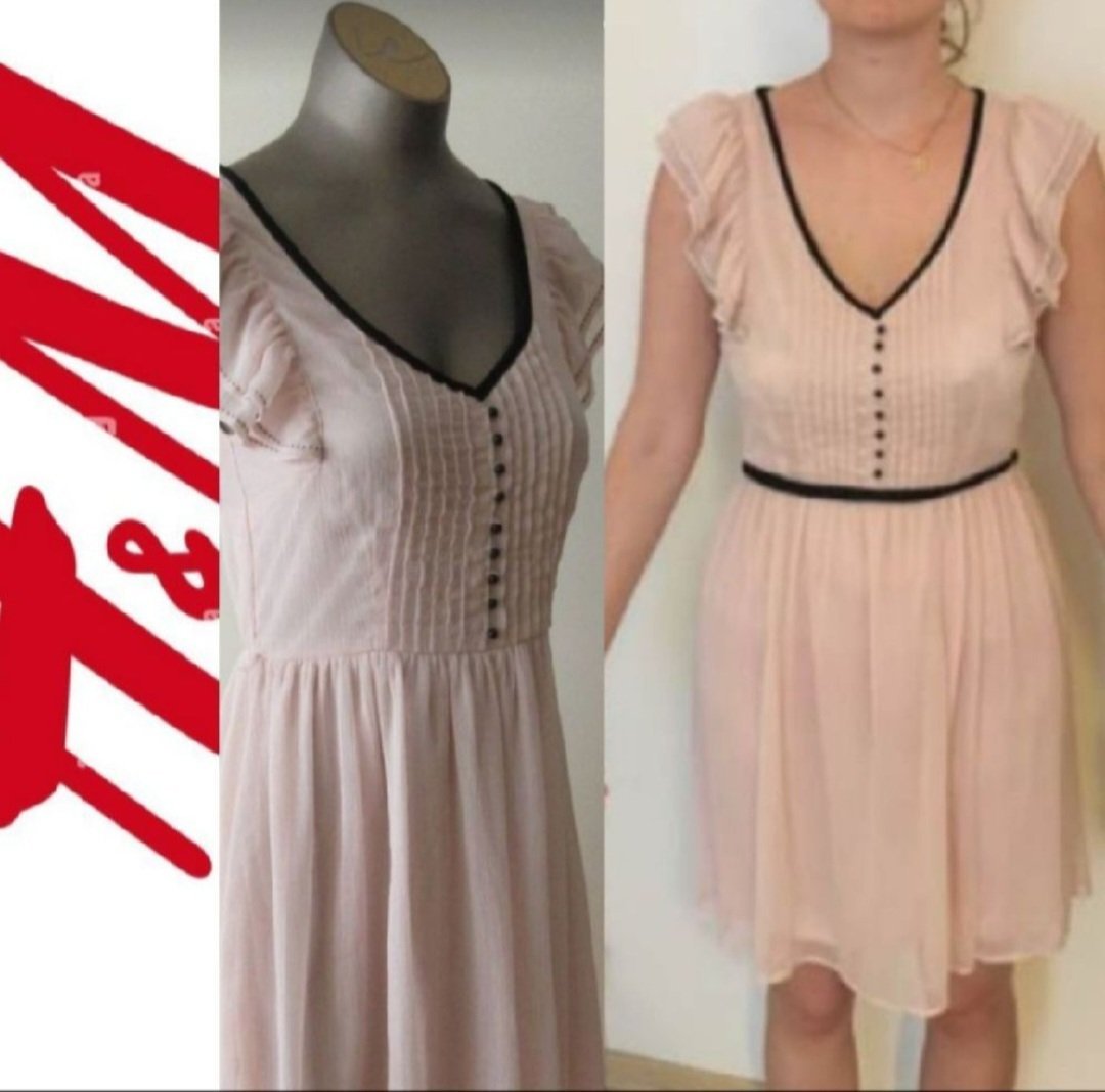 Subliiiiime ❤️❤️❤️❤️❤️❤️robe rose poudré de H&M taille 38