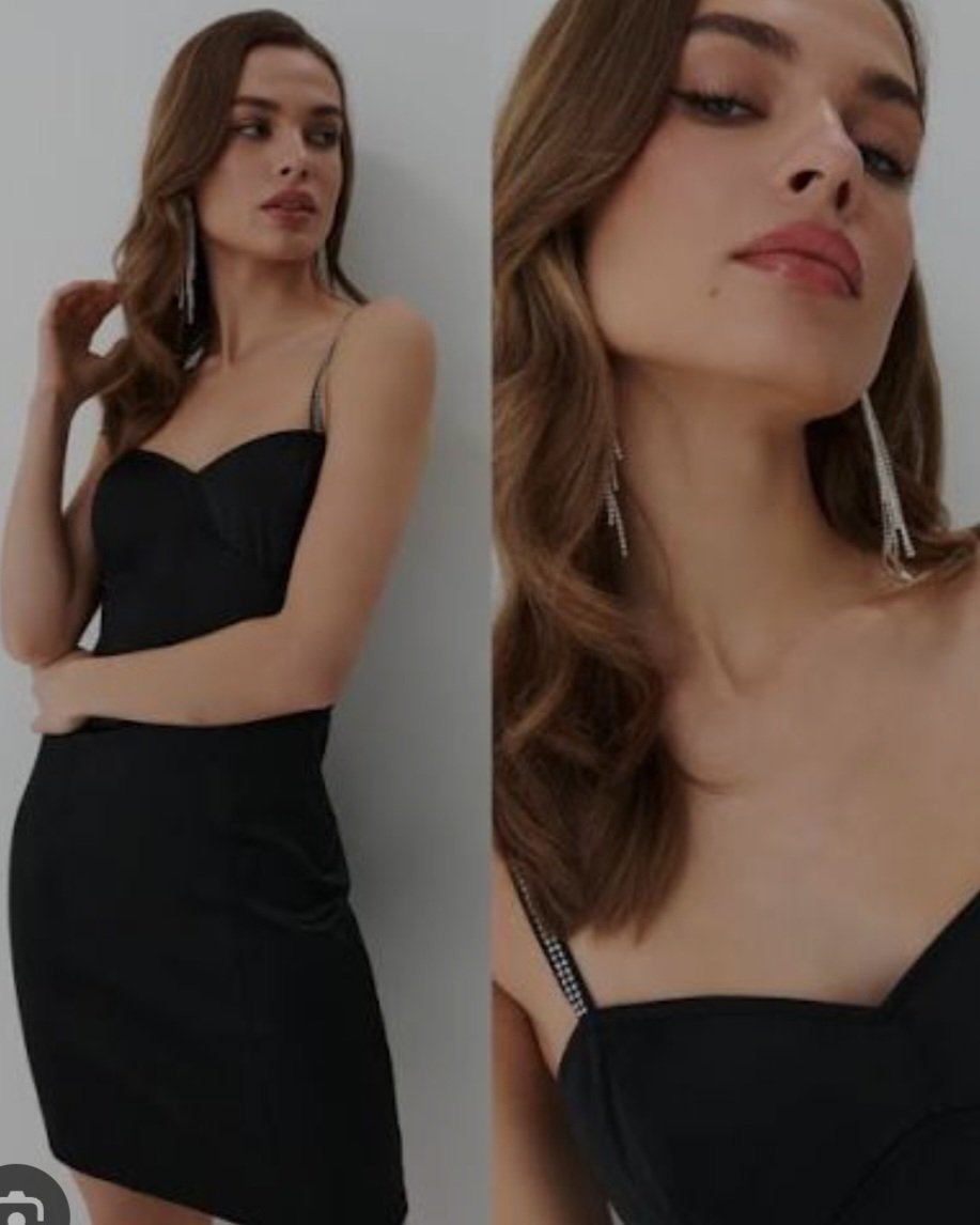Subliiiiime❤️❤️❤️ robe de soirée très élégante poitrine rembourrée taille 36 made in ITALIY comme neuve 