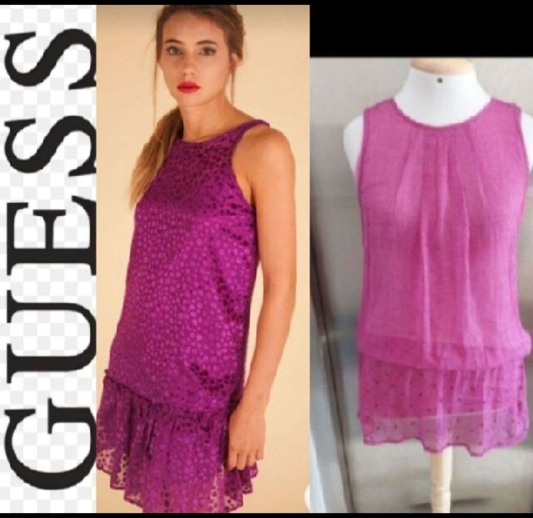 Subliiiiime❤️❤️❤️❤️ robe taille basse de GUESS tissu frais taille 40