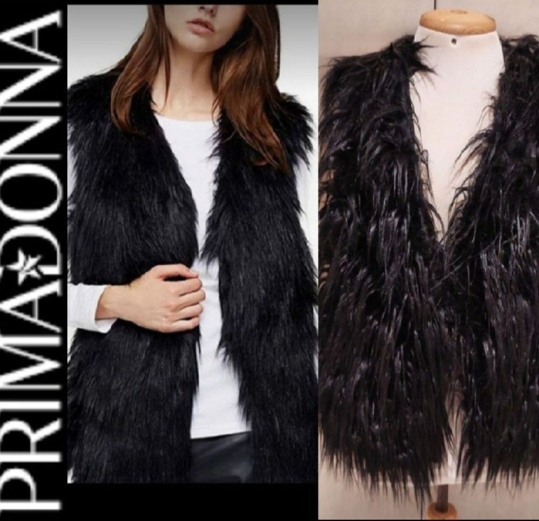Subliiiiime ❤️❤️❤️❤️❤️veste sans manche en fausse fourrure de PRIMADONNA taille 42
