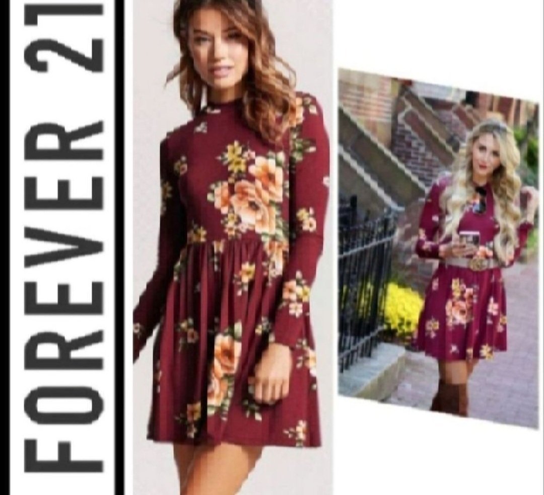 Subliiiiime❤️❤️❤️❤️ robe évasée florale de FOREVER21 taille 38 neuuuf avec étiquette 🏷