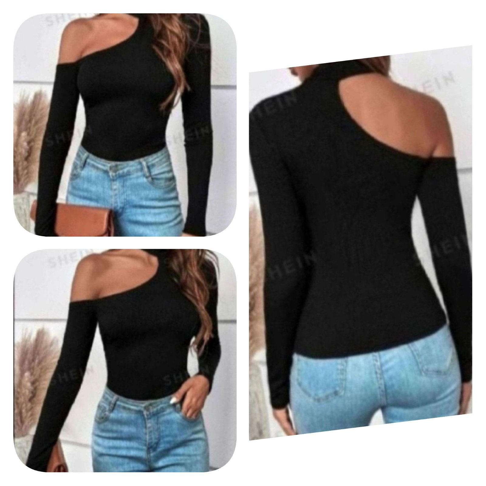 Subliiiiime ❤️❤️❤️❤️❤️pull à col asymétrique de SHEIN taille 38 neuuuf 