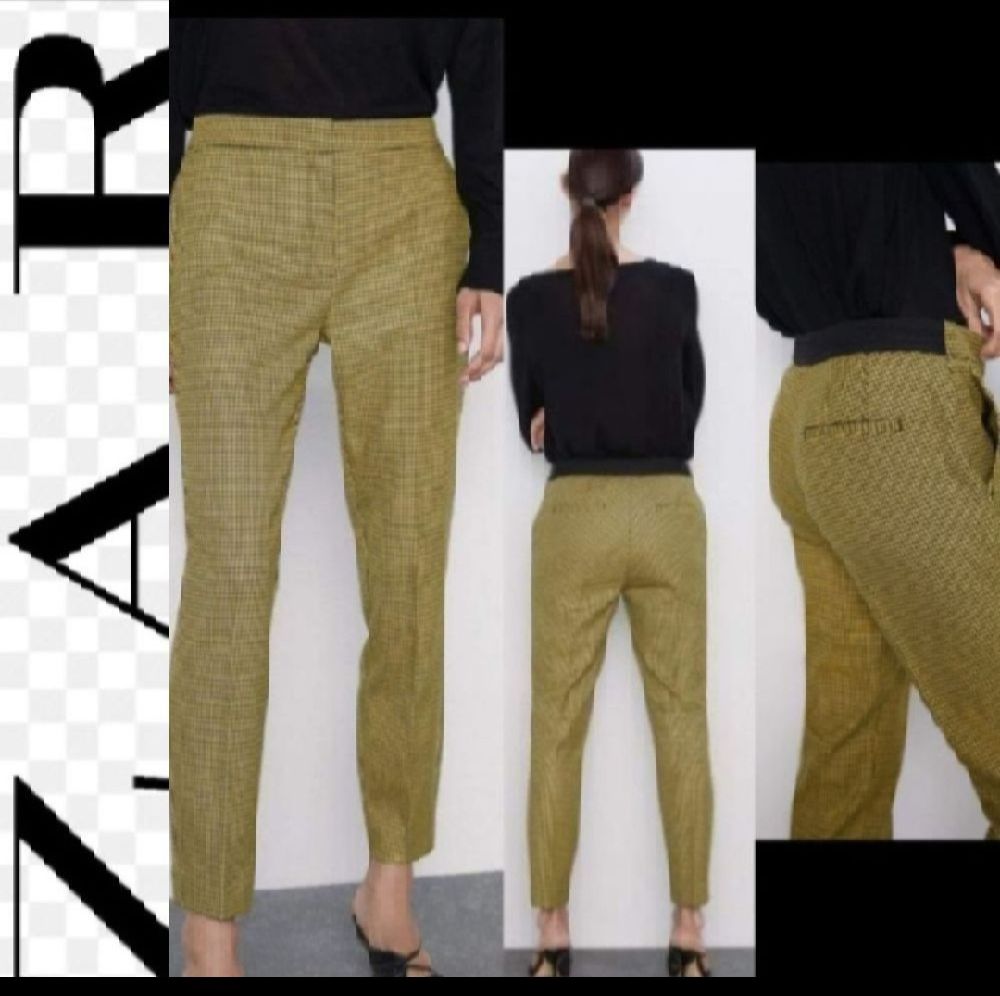 Subliiiiime ❤️ ❤️ ❤️ ❤️ pantalon fashion pieds de poule de ZARA taille 36 