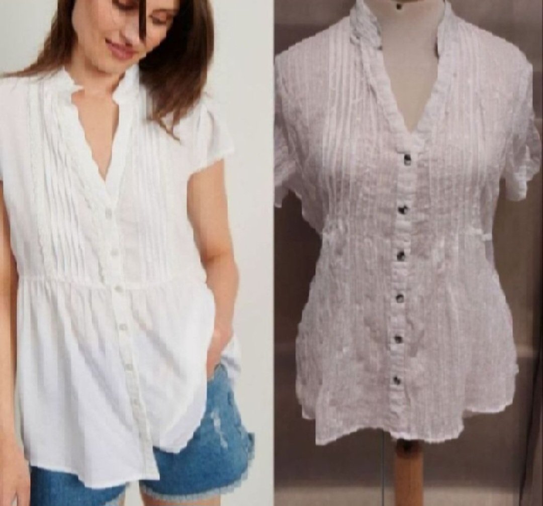 Subliiiiime ❤️❤️❤️❤️❤️chemise le GRENIER à motifs broderie anglaise taille 42