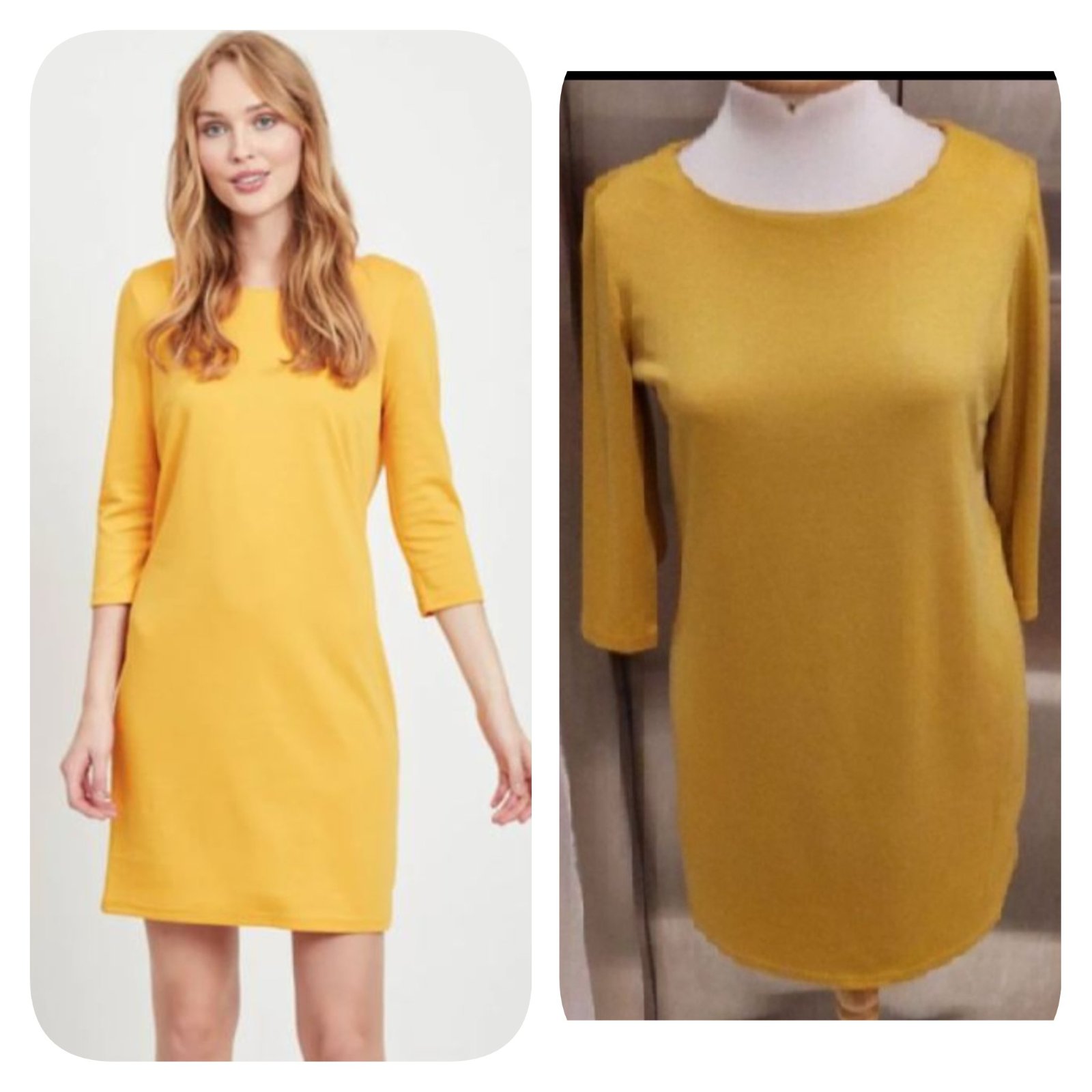 Subliiiiime❤️❤️❤️❤️ robe LA VILLA couleur moutarde taille 40