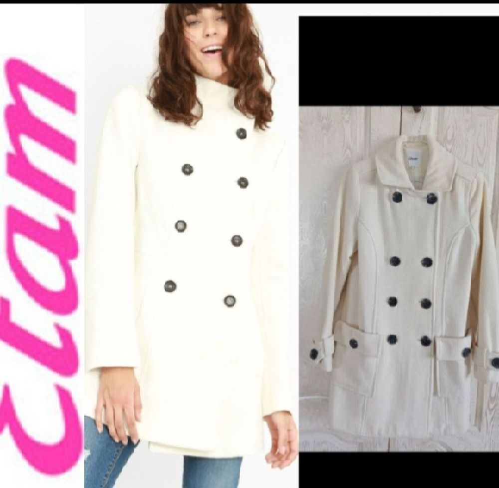 Subliiiiime ❤️ ❤️❤️ manteau en laine double boutonnage de la marque ETAM taille 38/40 comme neuf 