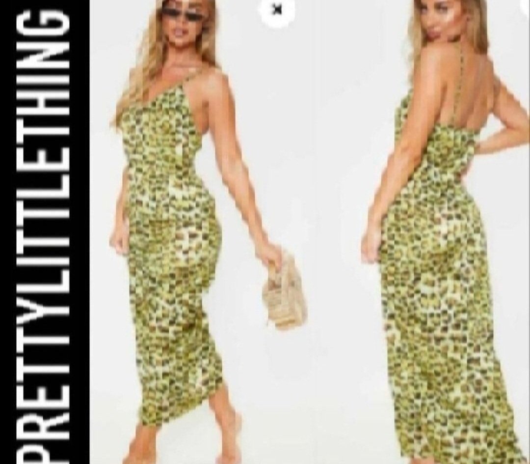 Subliiiiime ❤️❤️❤️❤️robe légère léopard tendance de PRETTYLITTLETHING taille 38 comme neuf 