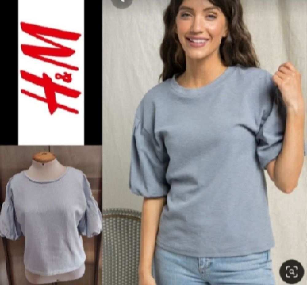 Subliiiiime ❤️ ❤️ ❤️ pull 100% cotton manches parachute de H&M taille 38