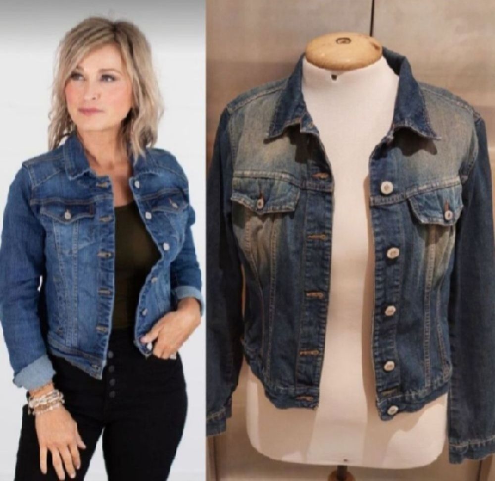 Subliiiiime ❤️ ❤️ ❤️ ❤️ veste courte en jean de KELLER LOOP taille 38