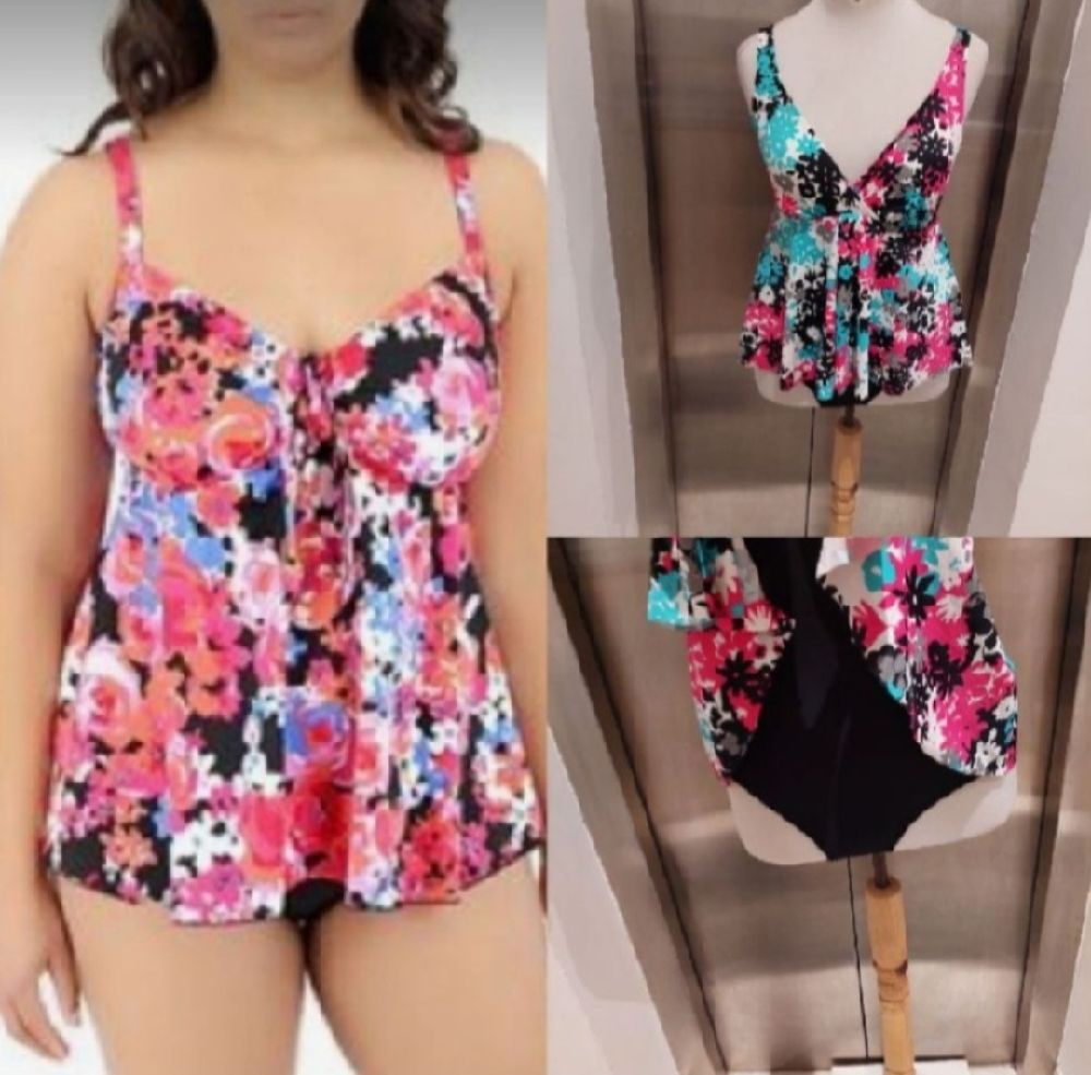 Subliiiiime ❤️ ❤️ ❤️ ❤️ une pièce maillot tankini florale taille 42