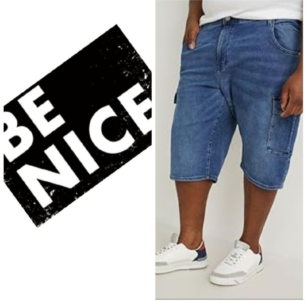 Subliiiiime❤️❤️❤️❤️ bermuda de BE NICE pour homme 🚹 vouleur bleu brut taille 46