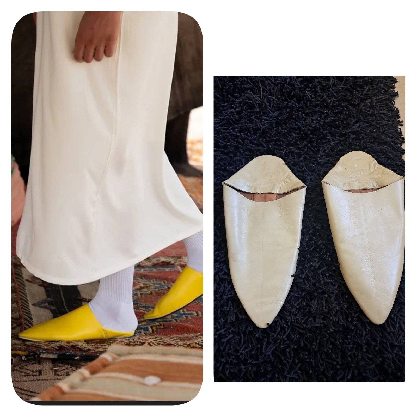 Subliiiiime ❤️❤️❤️❤️❤️balgha en cuir pour homme🚹 pointure 44 