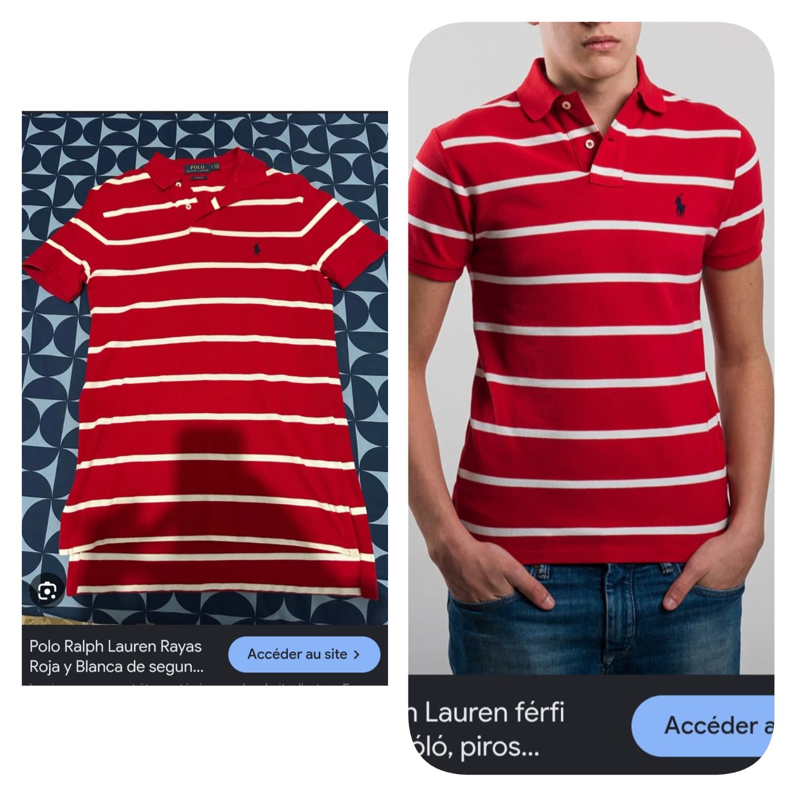 Subliiiiime❤️❤️❤️❤️100 % cotton polo RALPH LAUREN authentique taille 36 comme neuf 