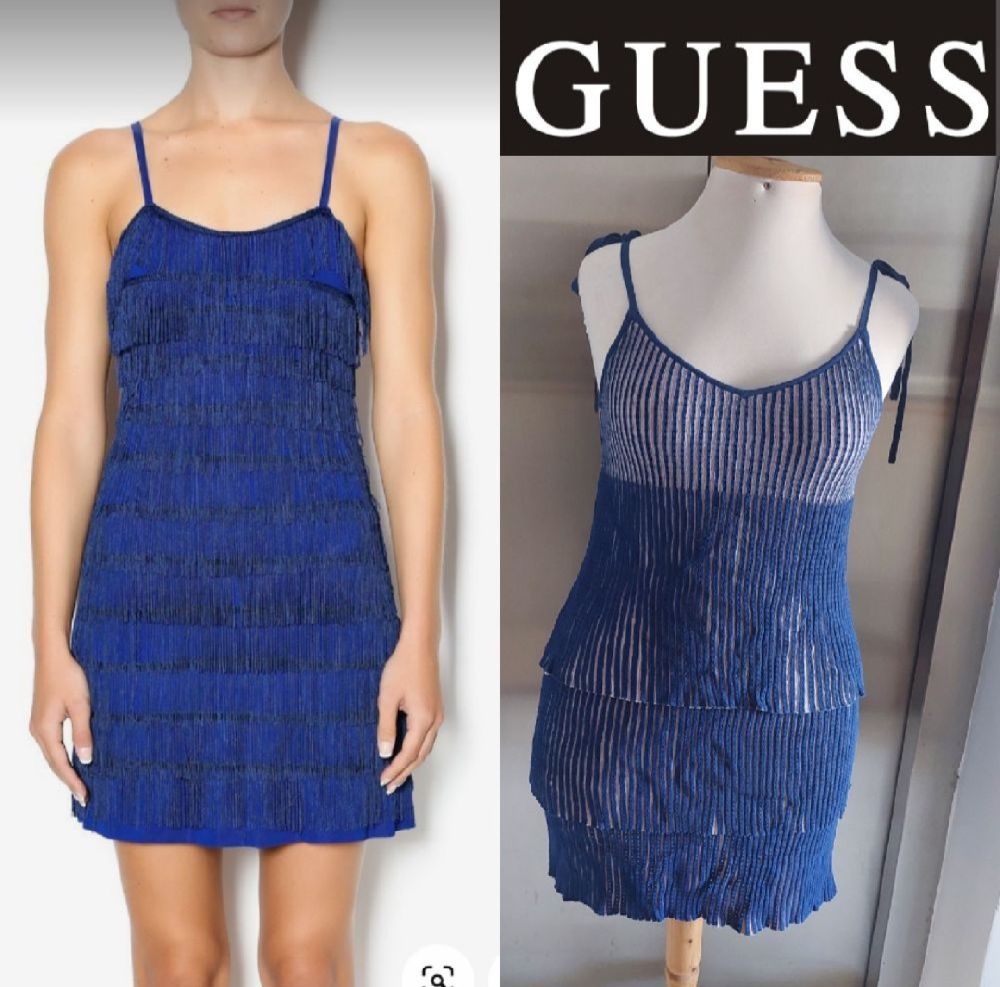 Subliiiiime ❤️ ❤️ ❤️ ❤️ robe hiver en maille cotelet de GUESS taille 34/36