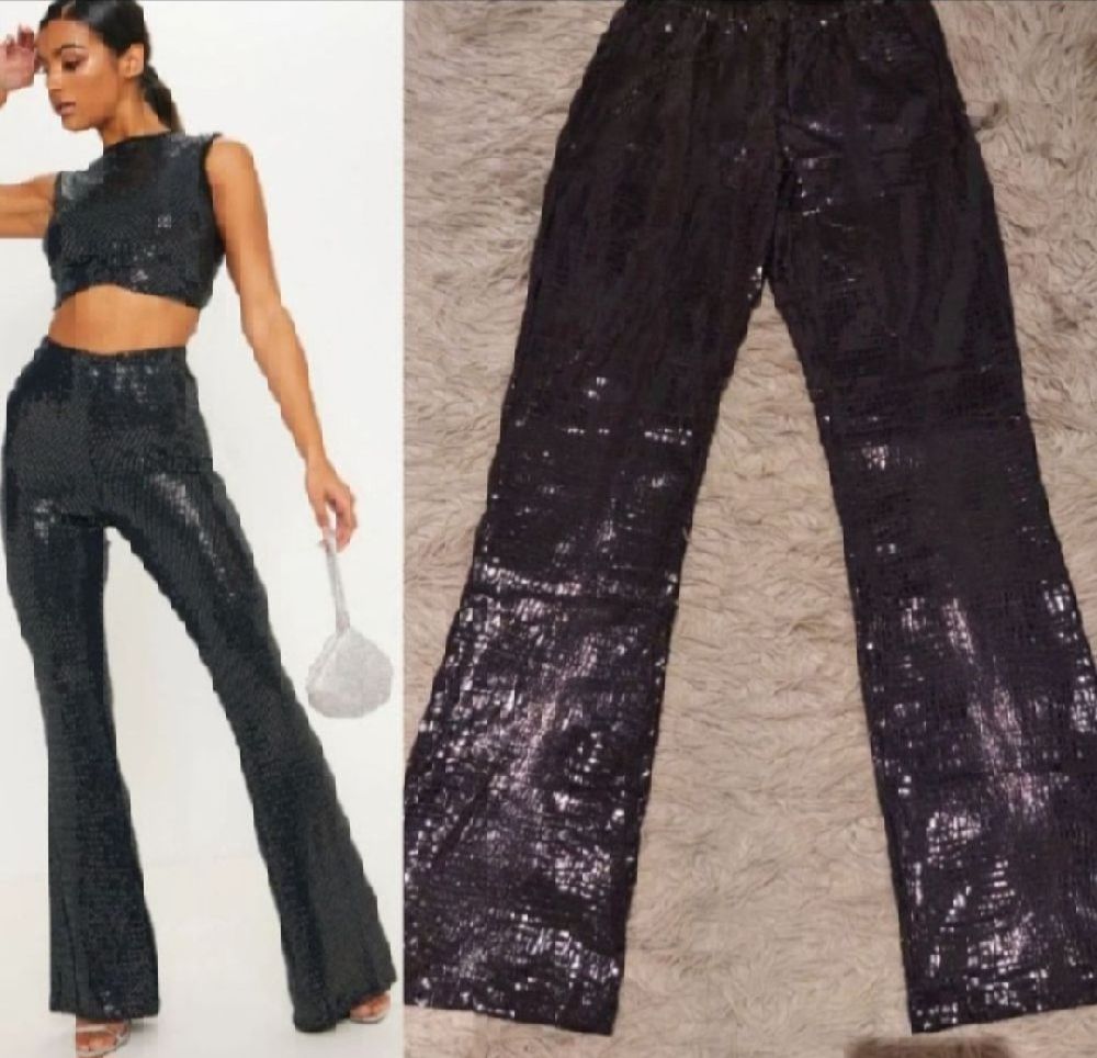 Subliiiiime ❤️ ❤️ ❤️ ❤️ pantalon évasée comme des écailles brillants taille 38