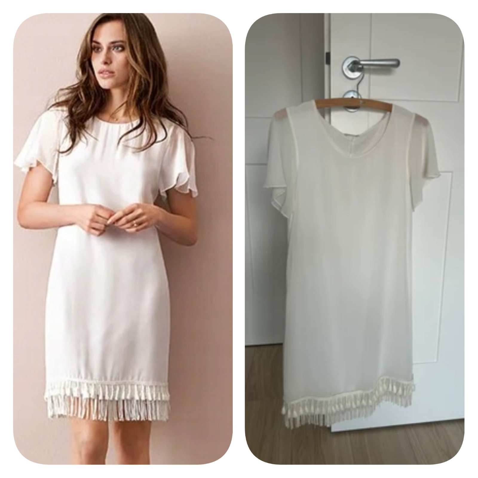 Subliiiiime❤️❤️❤️❤️❤️ robe élégante blanche la marque INTIMISSIMI taille 40