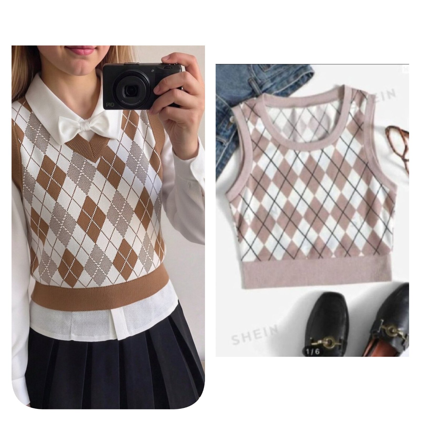 Subliiiiime ❤️❤️❤️❤️❤️débardeur crop top jacquard col rond nouvelle collection de SHEIN taille 40/42 neuf 