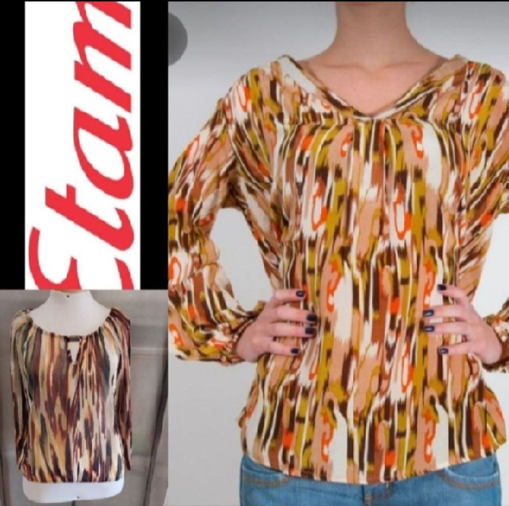 Subliiiiime ❤️ ❤️ ❤️ blouse multicolores de la marque ETAM taille 38