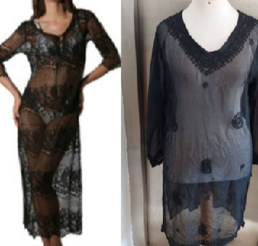 Subliiiiime❤️❤️❤️❤️ robe MARILA cache maillot à motifs brodée taille 40