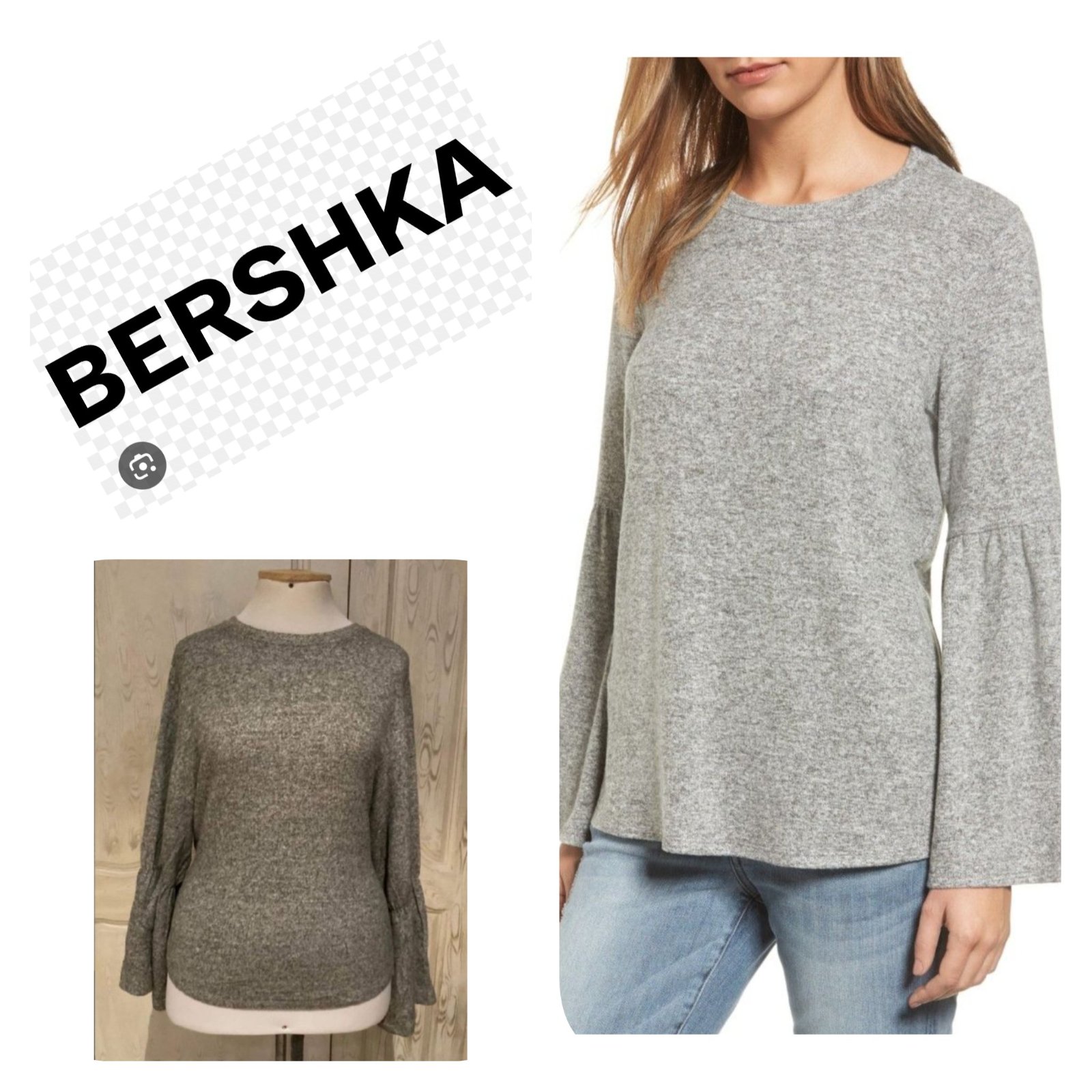Subliiiiime ❤️❤️❤️❤️❤️❤️pull en laine douce de BERSHKA taille 34/36/38 