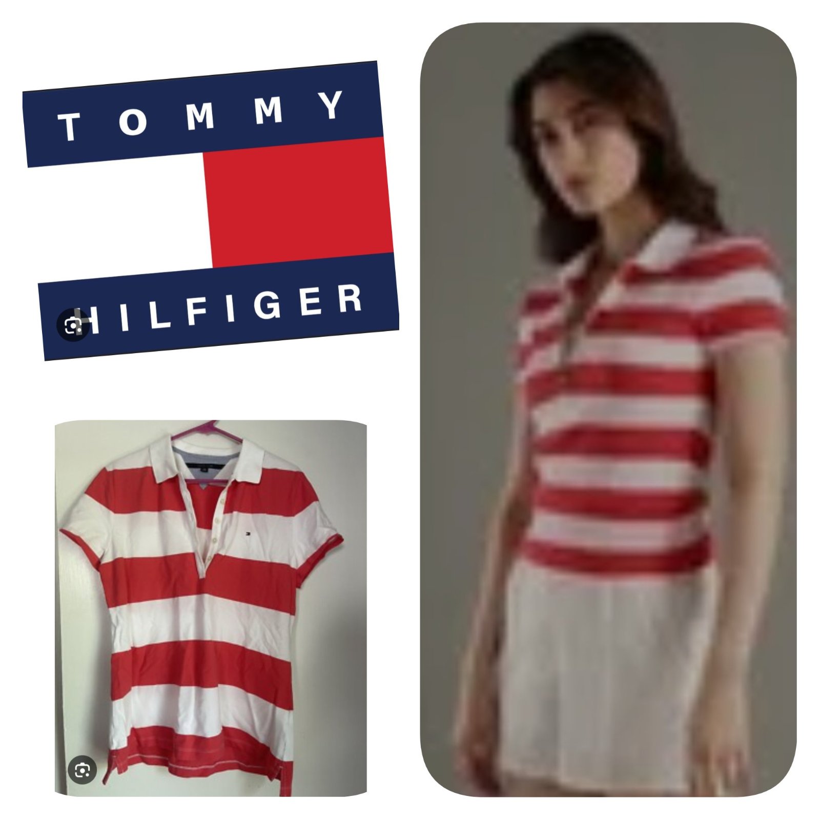 Subliiiiime❤️❤️❤️❤️❤️ polo à rayures de TOMMY HILFIGER taille 38