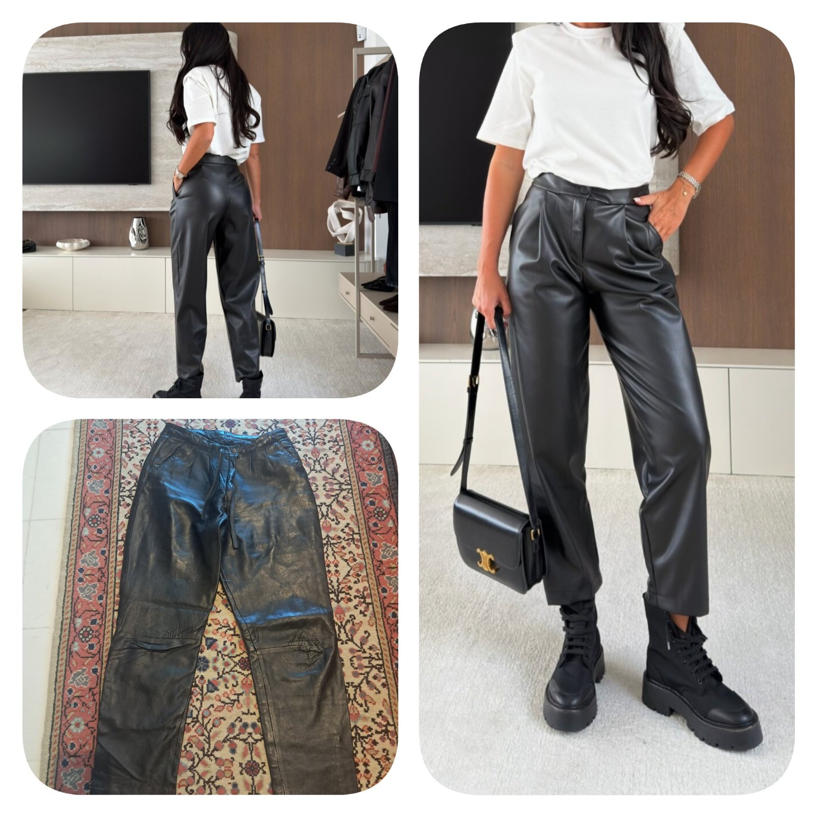 Subliiiiime❤️❤️❤️❤️ pantalon cuir véritable taille 38/40