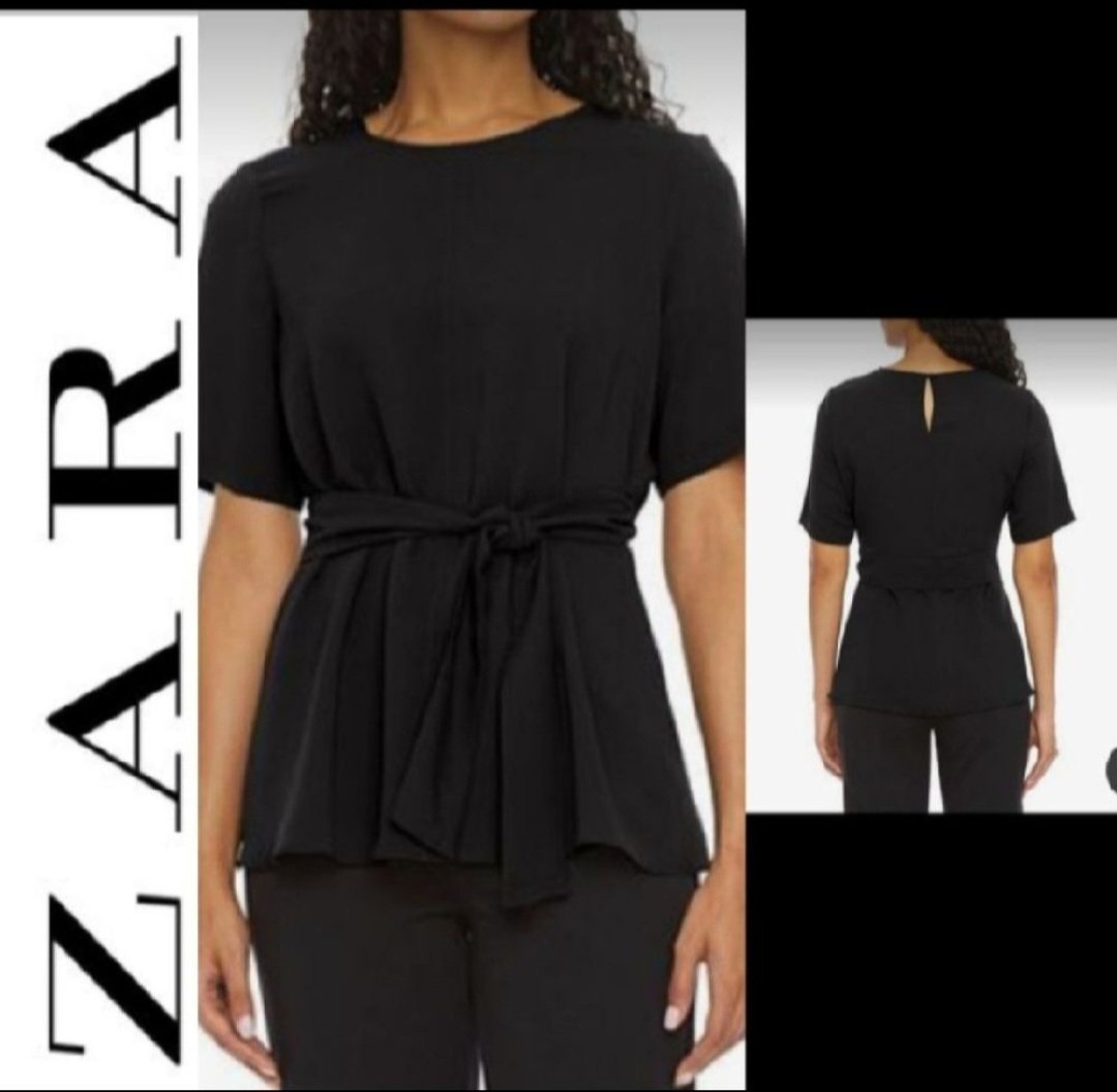 Subliiiiime❤️❤️❤️❤️❤️ blouse ceinture à la taille de ZARA taille 38