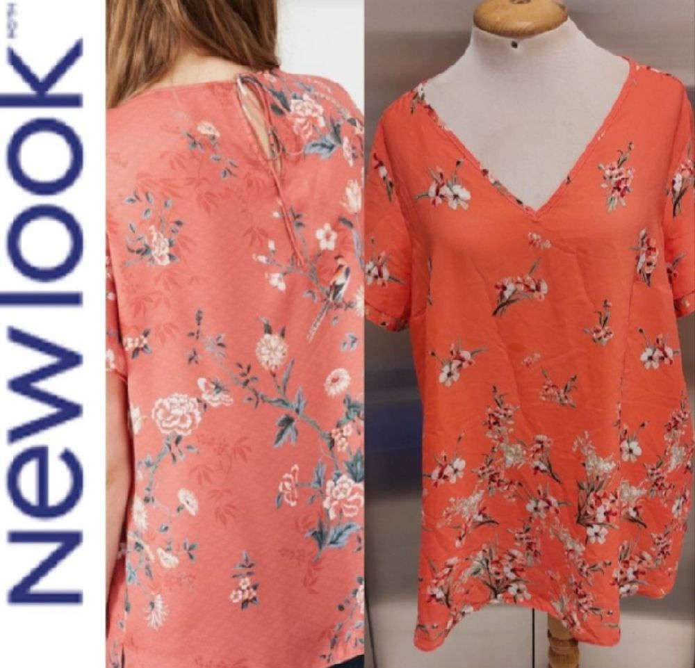 Subliiiiime ❤️ ❤️ ❤️ ❤️ blouse fraîche de NEW LOOK CURVE taille 46 comme neuuve