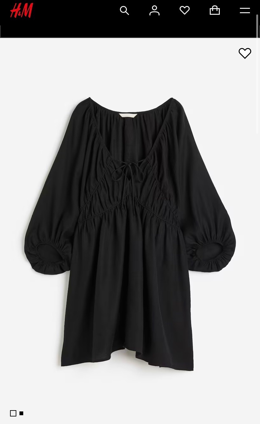Tunique oversize H&M