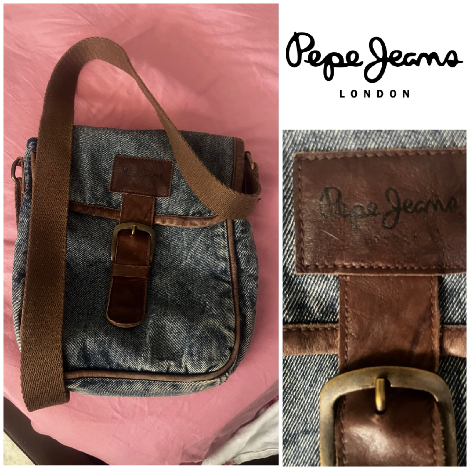 Beau sacoche pepe jeans unisexe.