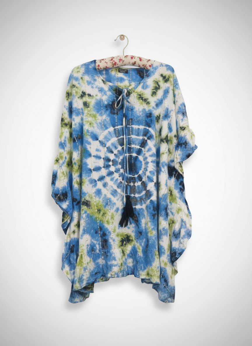 Poncho/kimono de plage