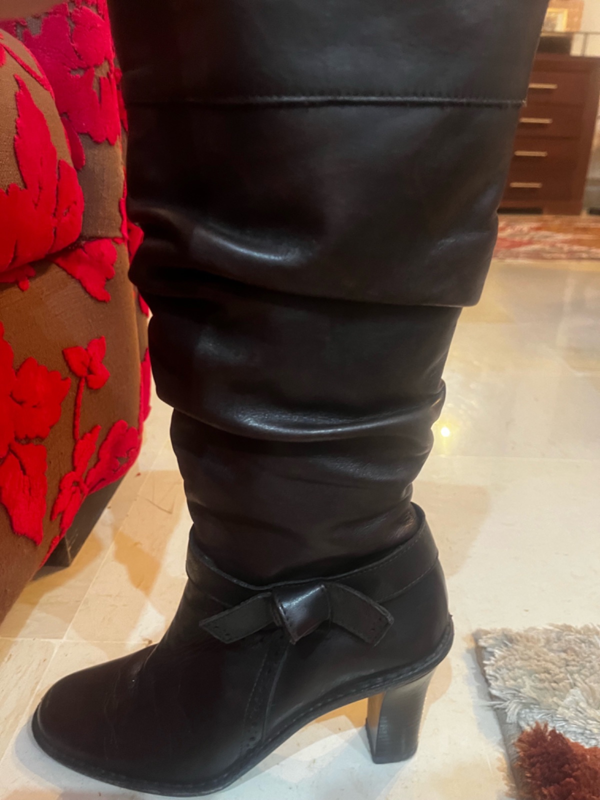 Tres belles bottes en cuir