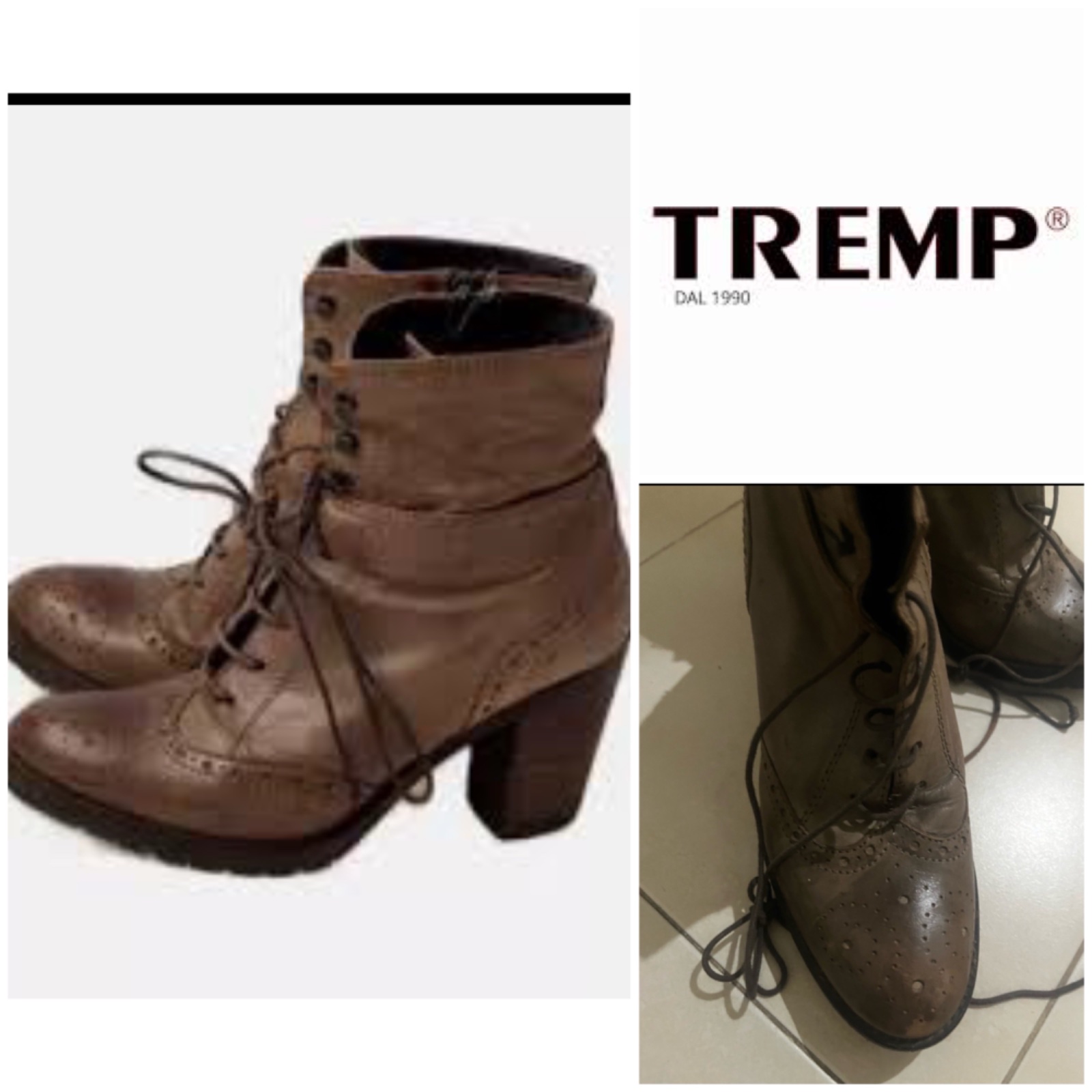 Bottines en cuir