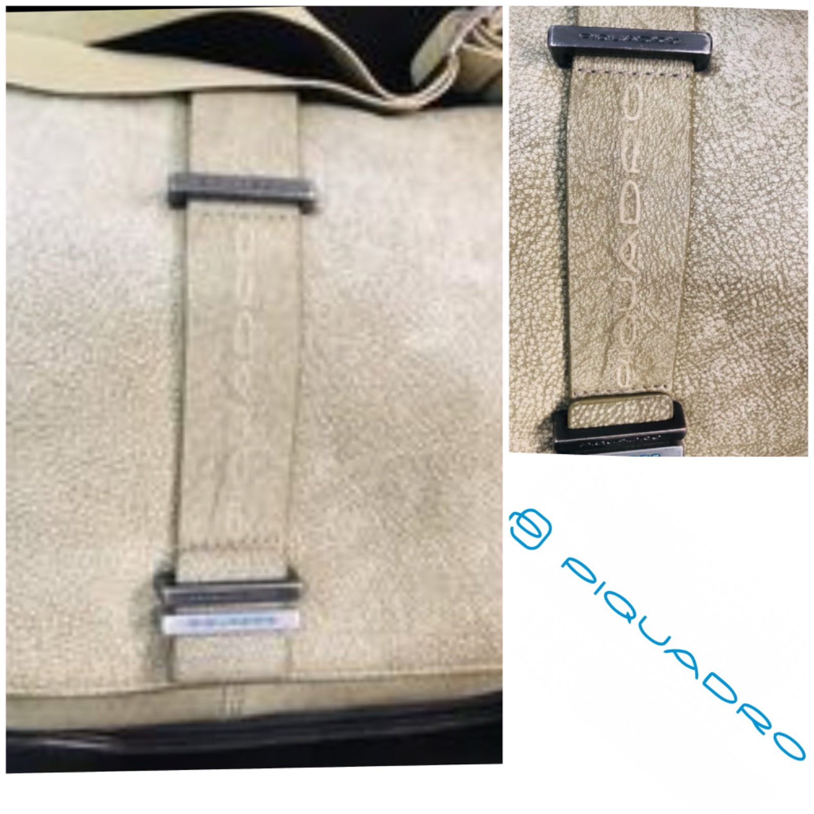 Sac bandoulière pour ordinateur en cuir véritable