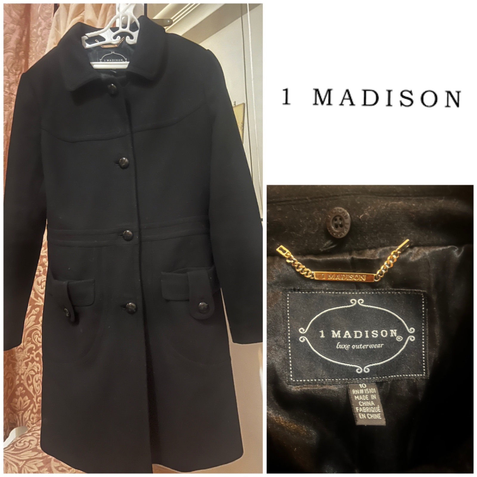 Elegant manteau en laine