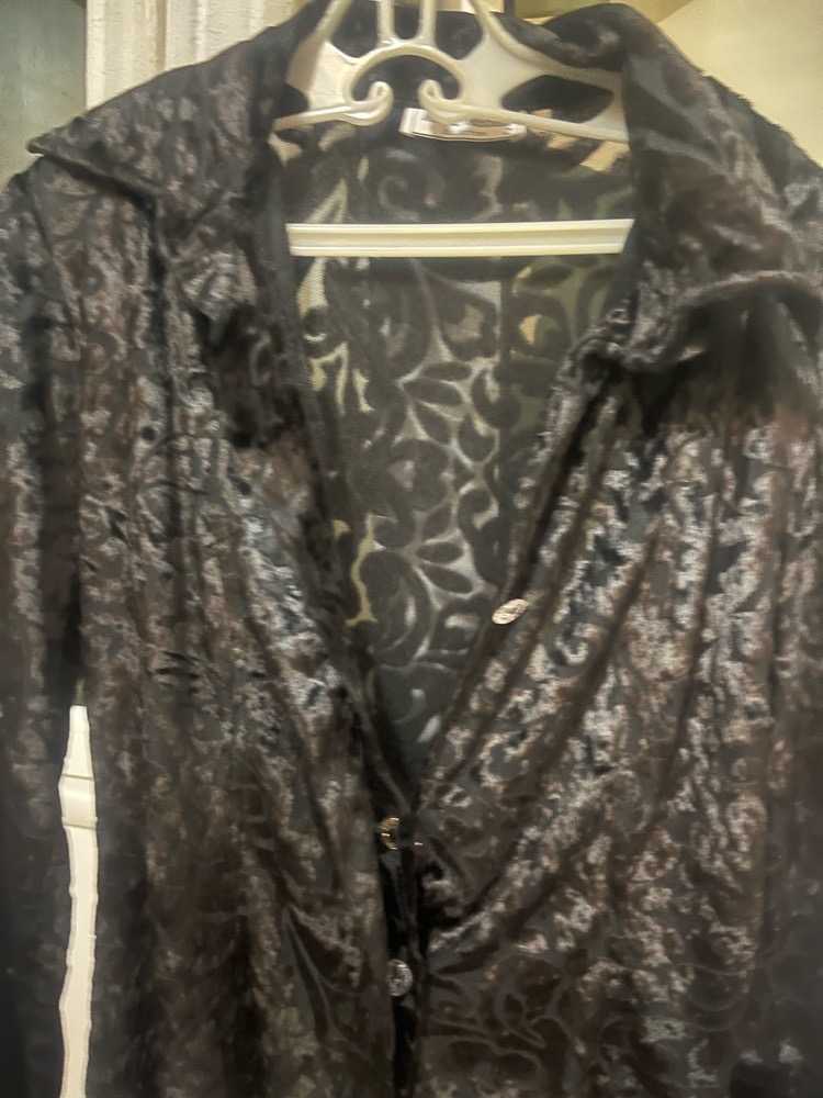 Belle chemise en velour