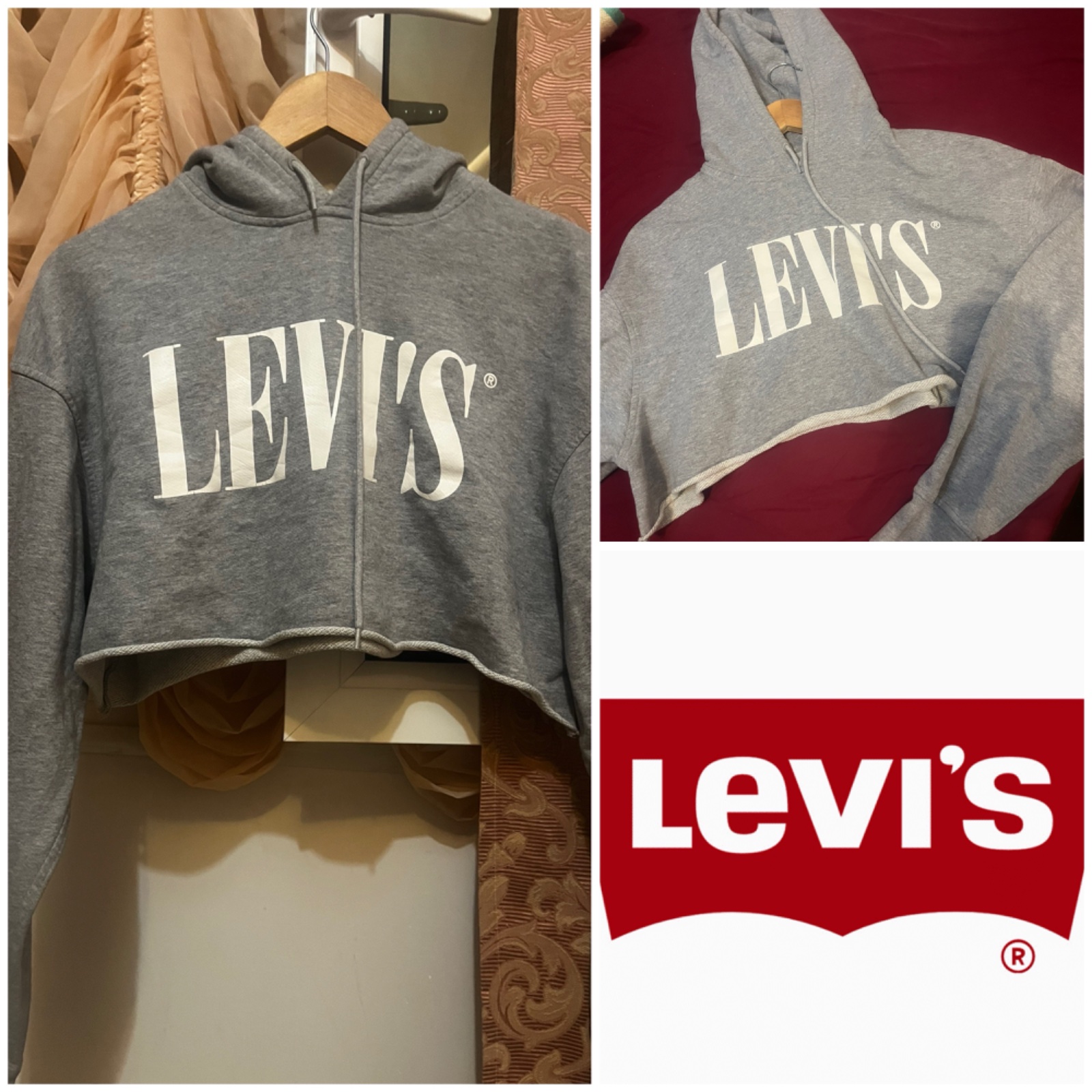 Tres beau sweat a capuche court