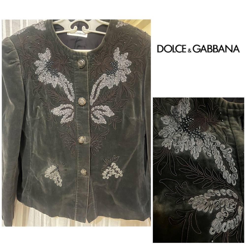 Superbe veste en velour D&G