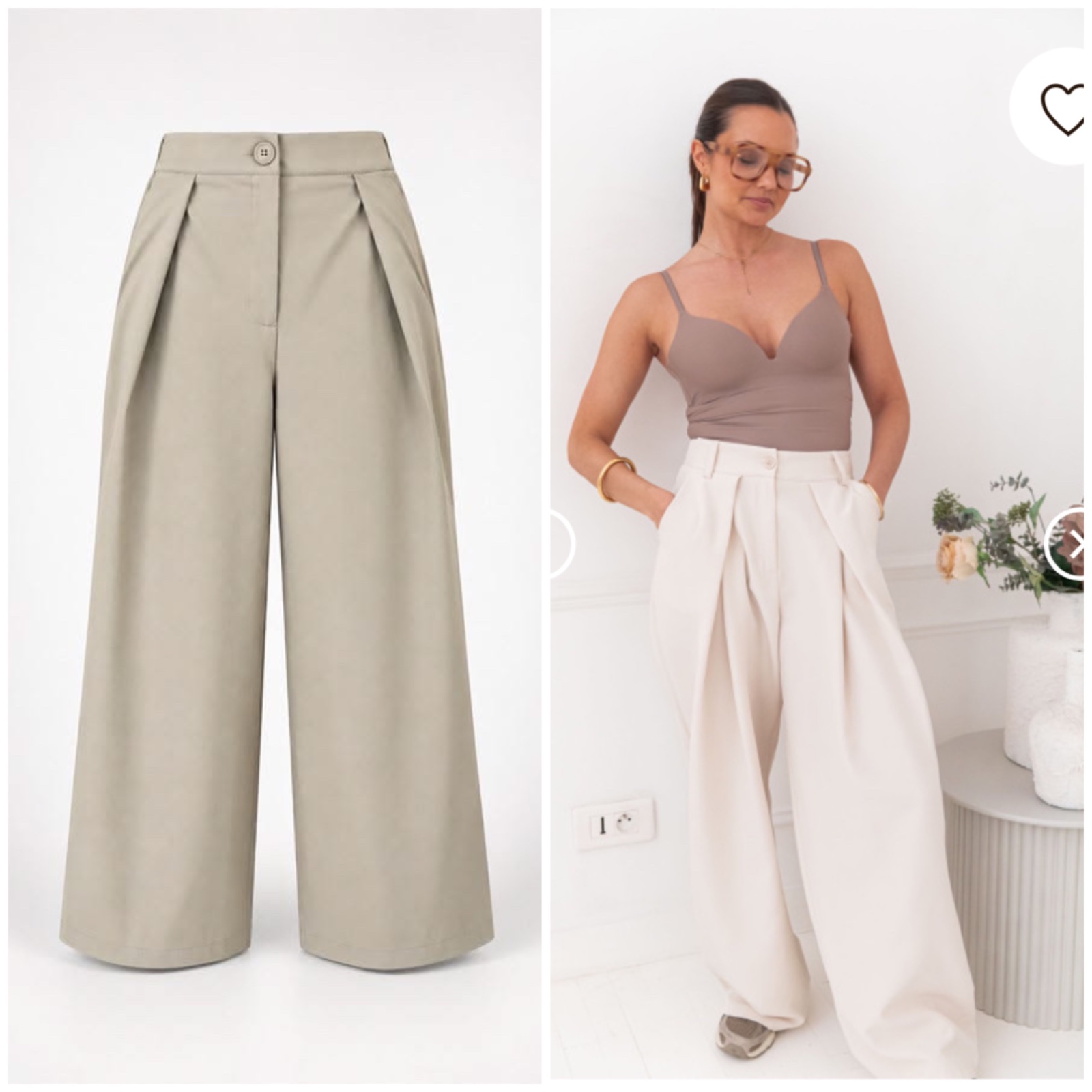 Tres beau pantalon large tendance 